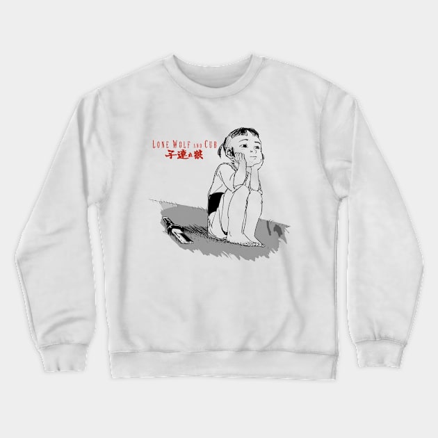 lone wolf and cub Crewneck Sweatshirt by Sparkledoom